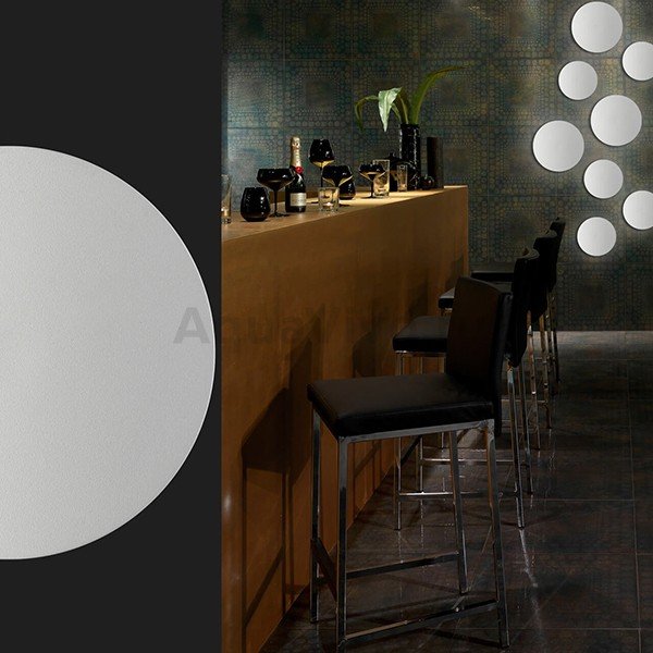 Светильник Odeon Light Eclissi 3633/9WL, арматура белая, плафон металл белый, 18х18 см