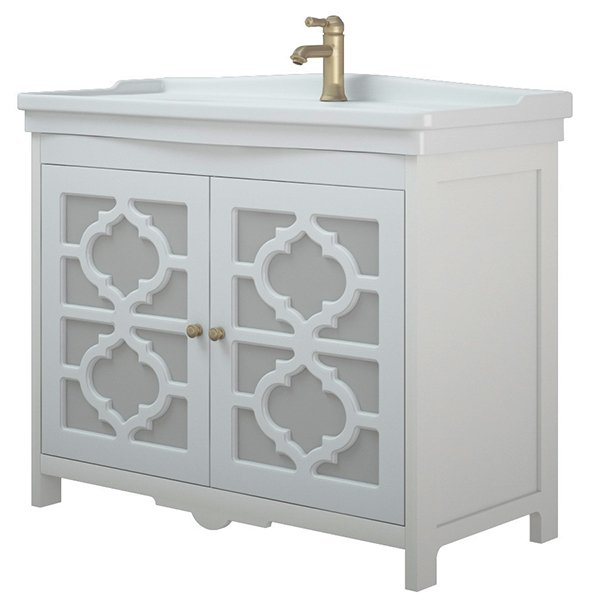 Мебель для ванной Corozo Манойр 85, цвет белый