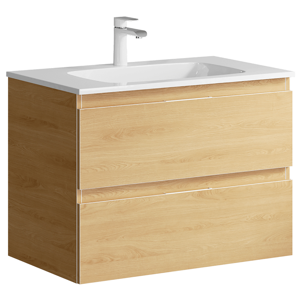 Мебель для ванной Aqwella Accent 75, с 2 ящиками, цвет дуб золотой - фото 1