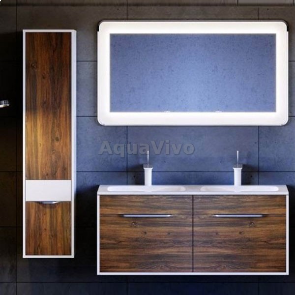 Мебель для ванной Aqwella Malaga 120, цвет крафт темный