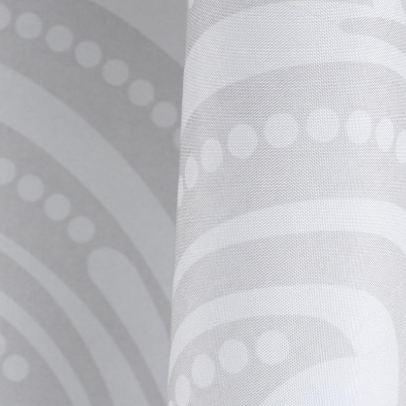 Штора для ванной Fixsen Korsar FX-2518, 180x200, цвет серый с рисунком