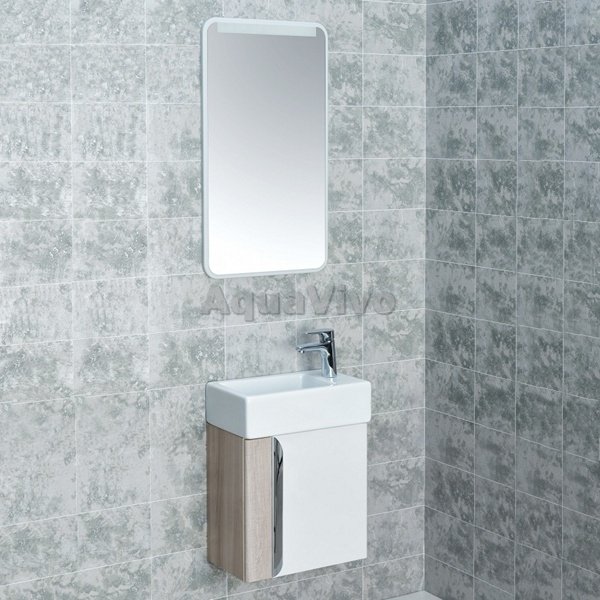 Мебель для ванной Акватон Вита 45 цвет белый / ясень шимо - фото 1