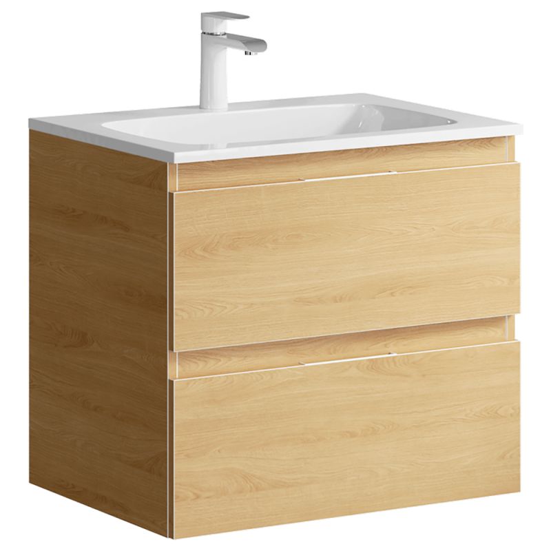 Мебель для ванной Aqwella Accent 60, с 2 ящиками, цвет дуб золотой