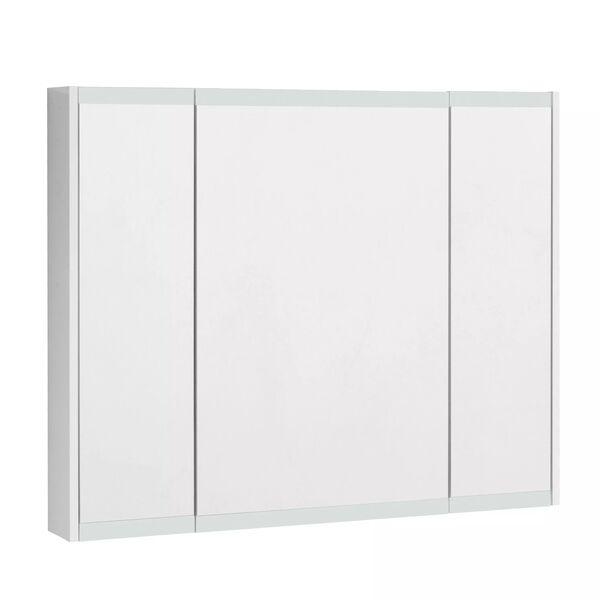 Шкаф-зеркало Акватон Нортон 100, цвет белый глянец