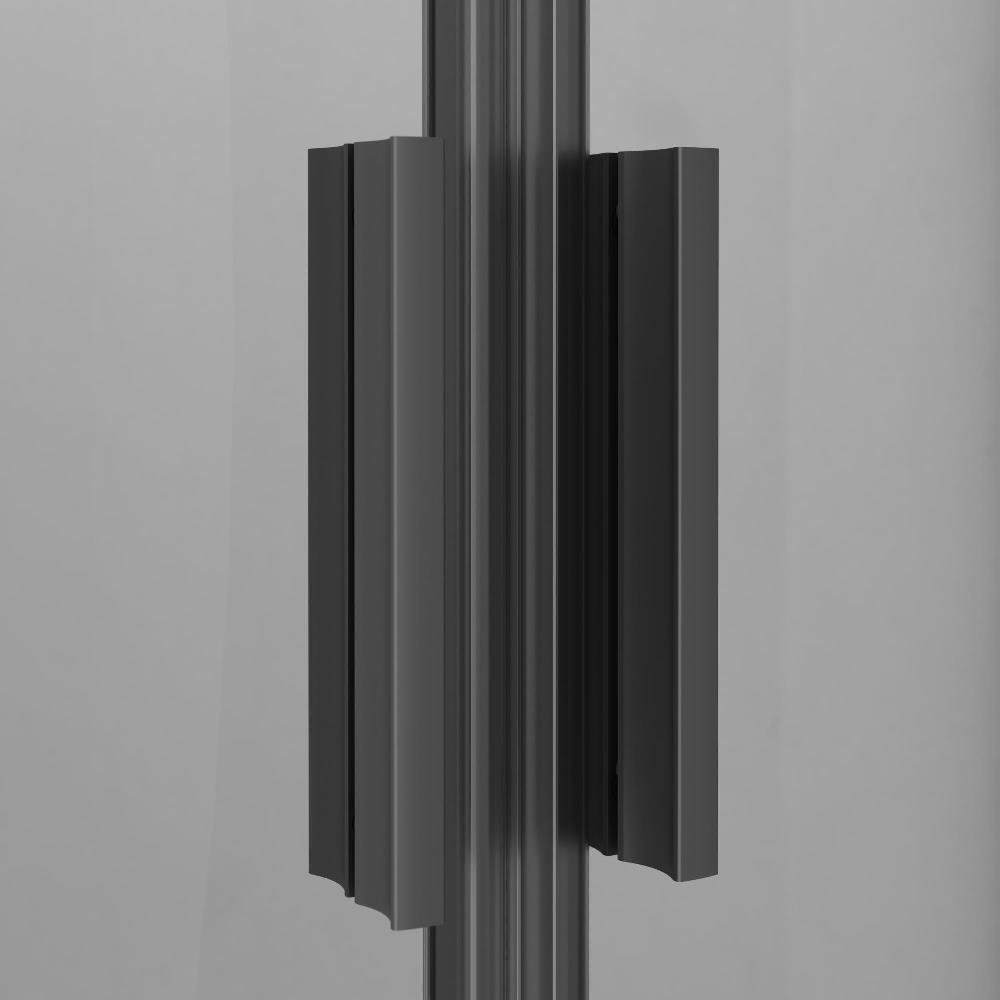Душевой уголок AM.PM Gem Deep 1/4 Rond 90x90, стекло прозрачное, профиль черный матовый - фото 1