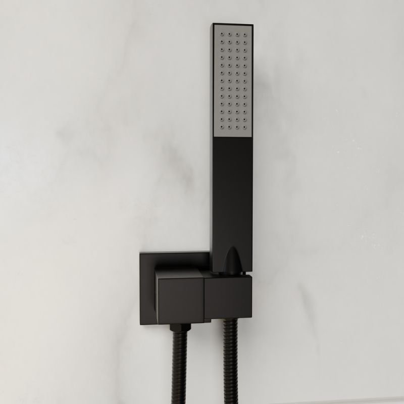Душевой комплект RGW Shower Panels SP-55 B, встраиваемый, цвет черный - фото 1