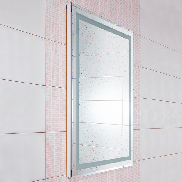 Зеркало Бриклаер Вега / Мальта 75x85, с подсветкой и часами - фото 1