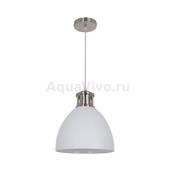 Подвесной светильник Odeon Light Viola 3323/1, арматура цвет серый/никель, плафон/абажур металл, цвет белый