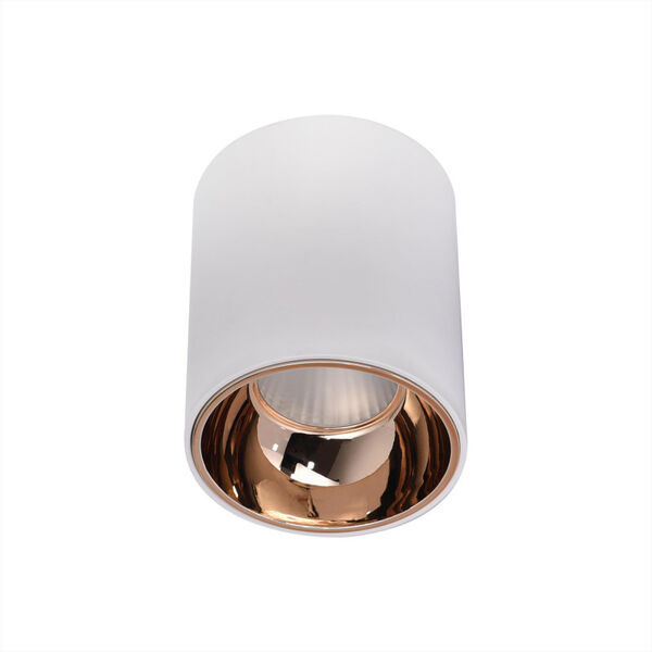 Точечный светильник Citilux Старк CL7440103, арматура белая, плафон металл золотой