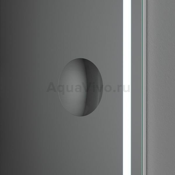Зеркало AM.PM Gem 65x70 с подсветкой, часами и косметическим зеркалом