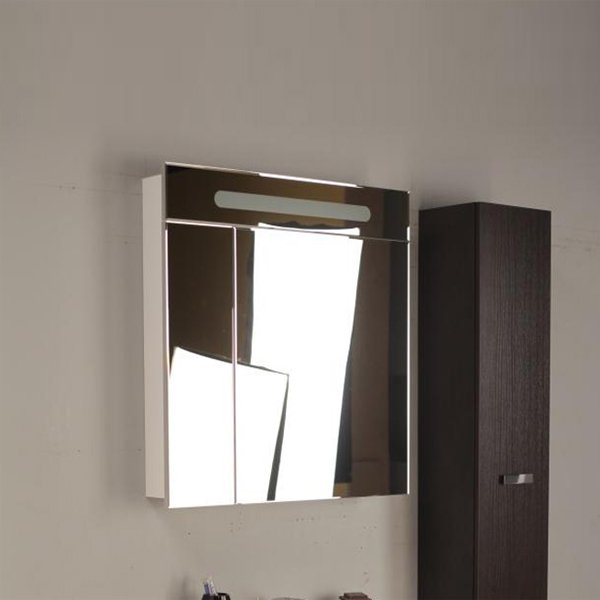 Зеркальный шкаф Roca Victoria Nord 80, цвет белый - фото 1