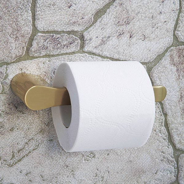 Держатель туалетной бумаги WasserKRAFT Aisch K-5996, цвет матовое золото - фото 1
