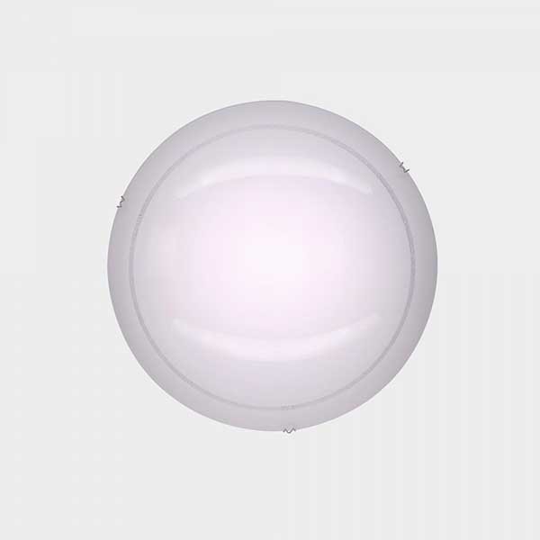 Настенно-потолочный светильник Citilux 918 CL918081, арматура хром, плафон стекло белое, 30х30 см