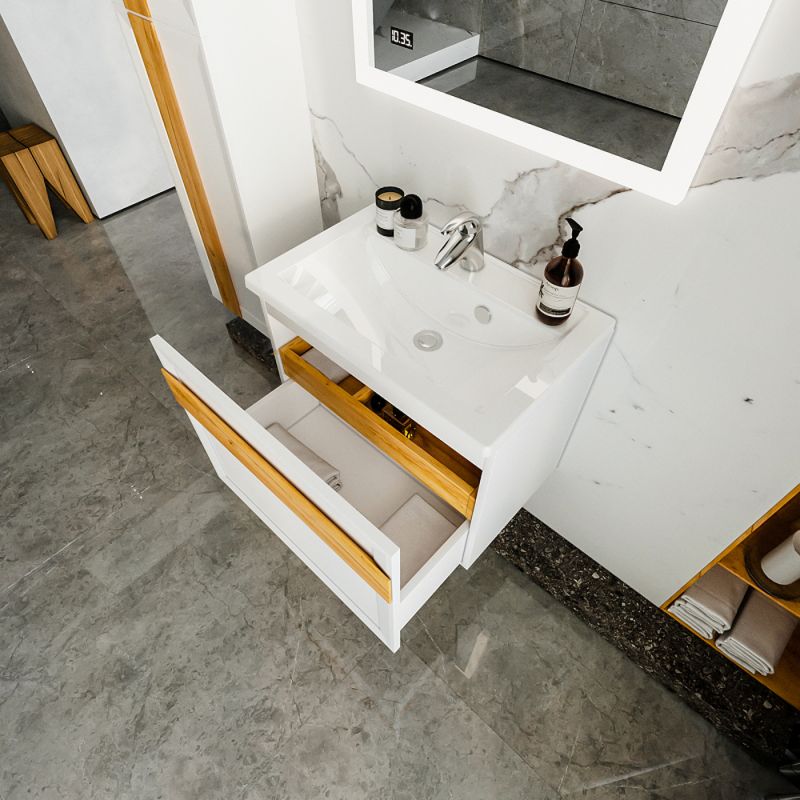 Мебель для ванной Бриклаер Берлин 70, цвет белый глянец - фото 1
