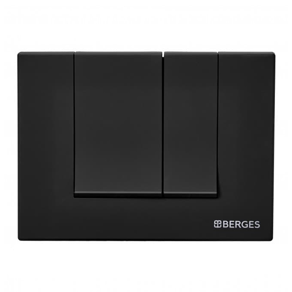 Комплект Berges 043230 унитаза Floe Rimless с сиденьем микролифт и инсталляции Novum 525 с черной кнопкой S5 SoftTouch