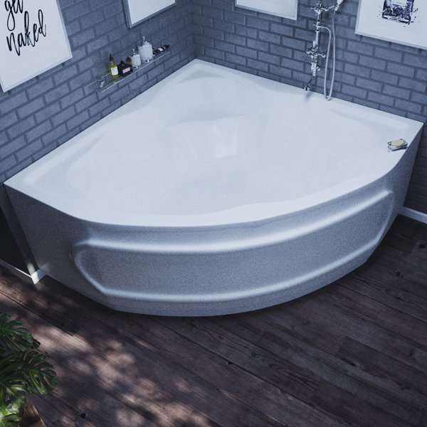Акриловая ванна Акватек Сириус 164х164, цвет белый
