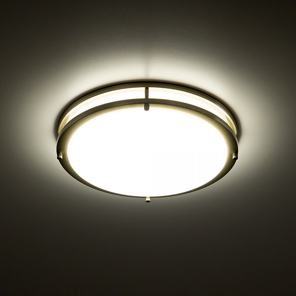 Потолочный светильник Citilux Бостон CL709323N, арматура бронза, плафон полимер белый, 37х37 см