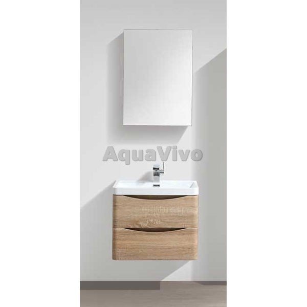 Мебель для ванной BelBagno Ancona-N 60, подвесная, цвет Rovere Bianco