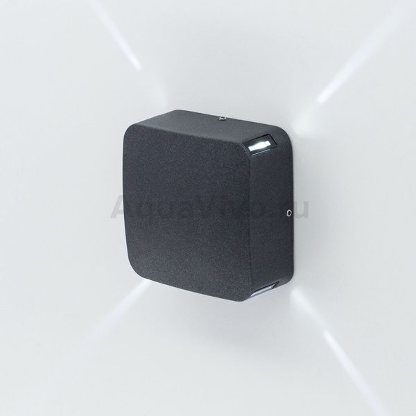 Настенный уличный светильник Citilux CLU0006X, арматура черная, плафон/абажур металл, цвет черный