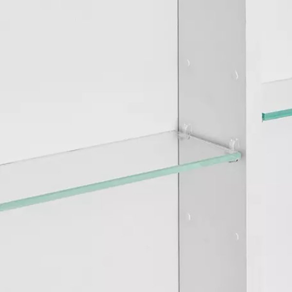 Шкаф-зеркало Акватон Асти 70, цвет белый глянец - фото 1