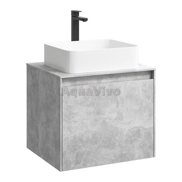 Мебель для ванной Aqwella Mobi 60, цвет бетон светлый