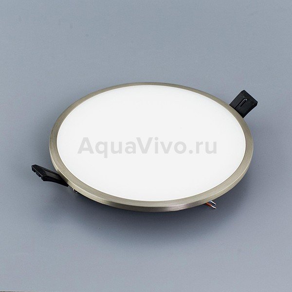 Точечный светильник Citilux Омега CLD50R221, арматура хром, плафон полимер белый, 3000K, 18х18 см - фото 1
