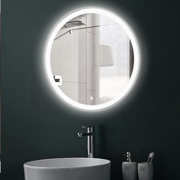 Зеркало Esbano ES-2481 50x50, LED подсветка, сенсорный выключатель - фото 1