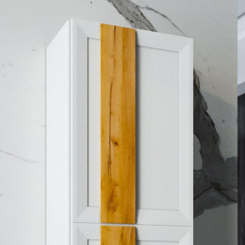 Шкаф Бриклаер Берлин 40x60, цвет белый глянец - фото 1
