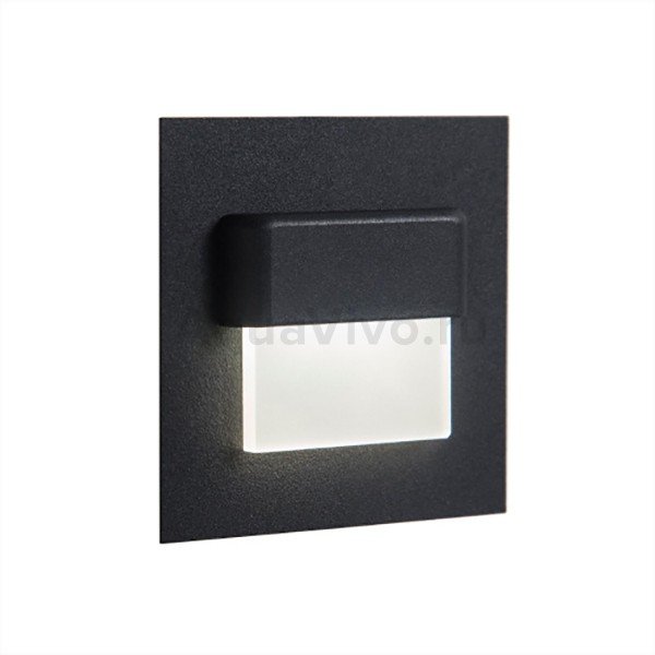 Точечный светильник Citilux Скалли CLD006K5, арматура черная, плафон металл черный, 8х8 см
