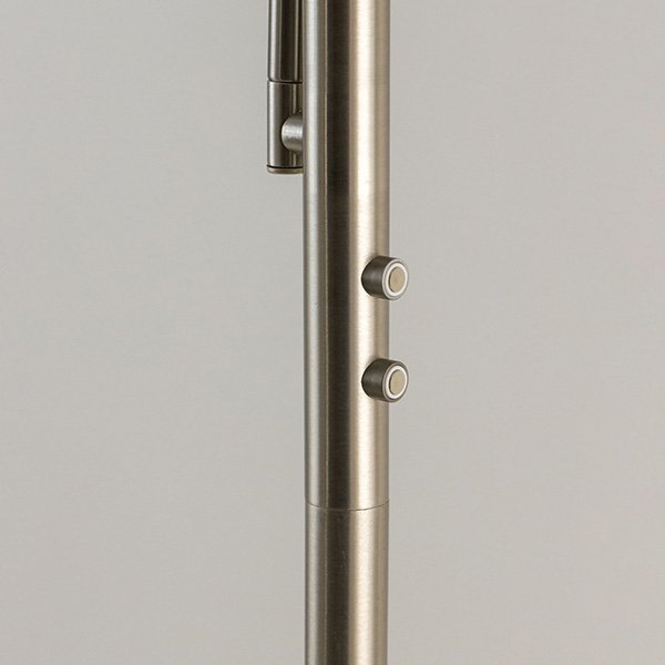 Торшер Citilux Харди CL802011, арматура хром, плафоны металл хром, 28х28 см