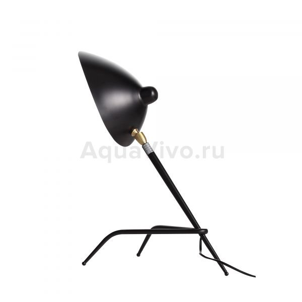 Прикроватная лампа ST Luce Spruzzo SL305.404.01, арматура металл, цвет черный, плафон металл, цвет черный, белый