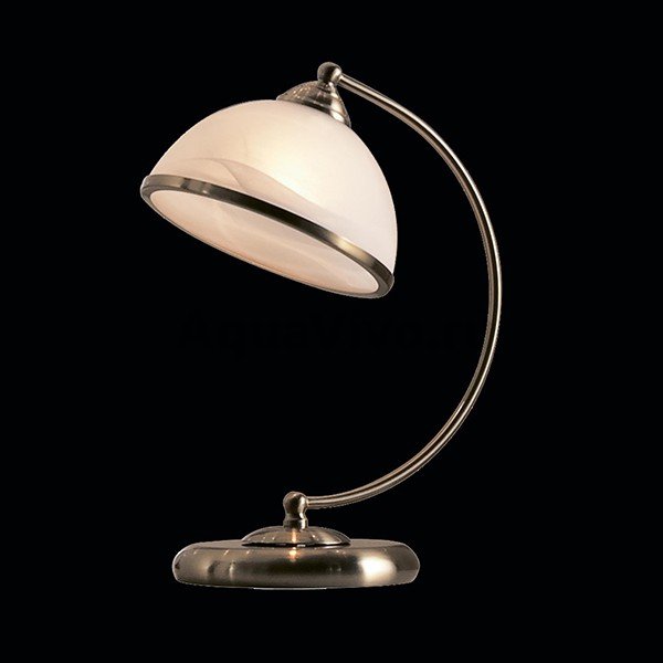 Интерьерная настольная лампа Citilux Лугано CL403813, плафон стекло белое, 18х28 см