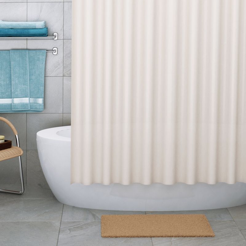 Штора для ванной WasserKRAFT Vils SC-10103, 240x200, цвет бежевый - фото 1