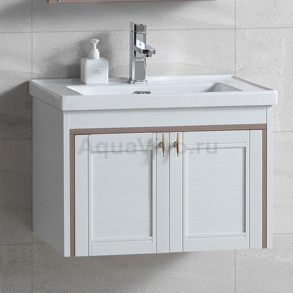 Мебель для ванной River Amalia 60, цвет белый / бежевый - фото 1