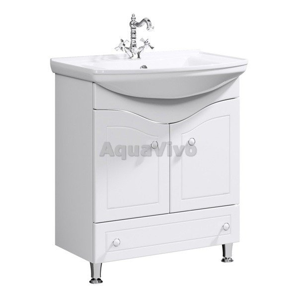 Мебель для ванной Aqwella Франческа 75, цвет белый - фото 1