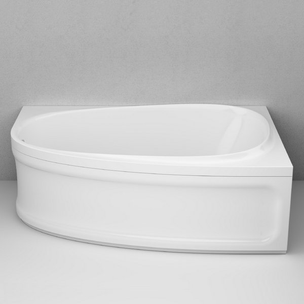 Акриловая ванна AM.PM Like 170x110, правая, цвет белый - фото 1