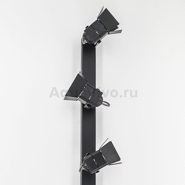 Спот Citilux Рубик CL526542S, арматура черная, плафоны металл черный, 80х16 см - фото 1