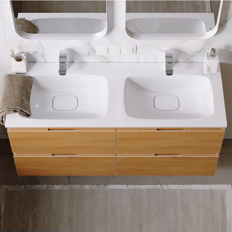 Мебель для ванной Aqwella Accent 120, с 4 ящиками, цвет дуб золотой