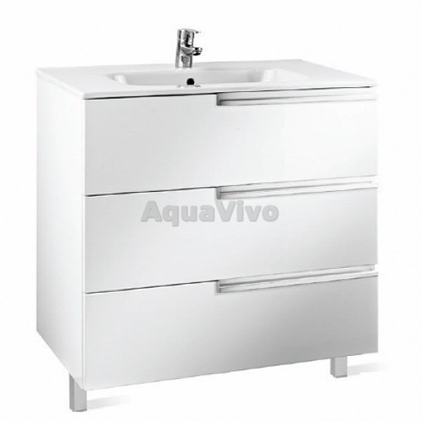 Мебель для ванной Roca Victoria Nord 80 Ice Edition, с 3 ящиками, цвет белый