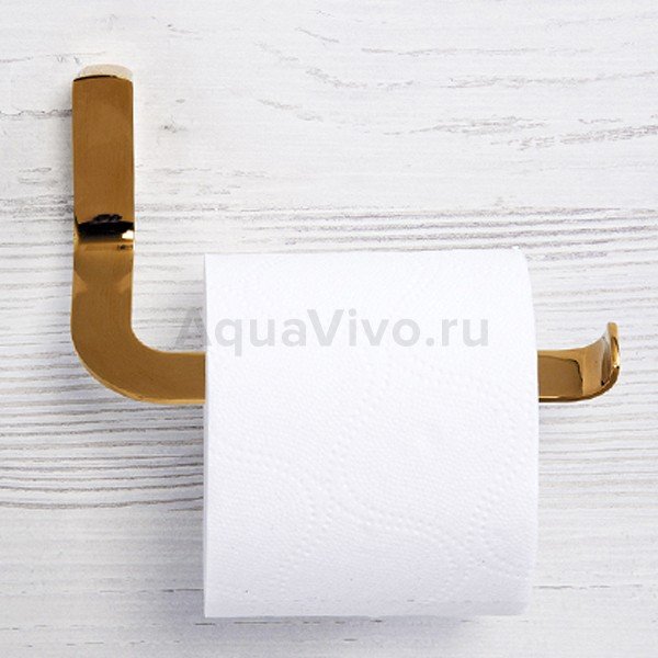 Держатель туалетной бумаги WasserKRAFT Sauer K-7996, цвет глянцевое золото - фото 1