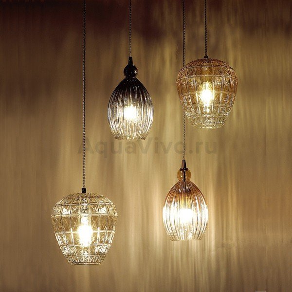 Подвесной светильник Odeon Light Storzo 4712/1, арматура бронза, плафон стекло янтарное, 15х120 см