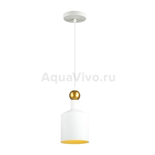 Подвесной светильник Odeon Light Bolli 4087/1, арматура белая, плафон металл белый, 15х146 см
