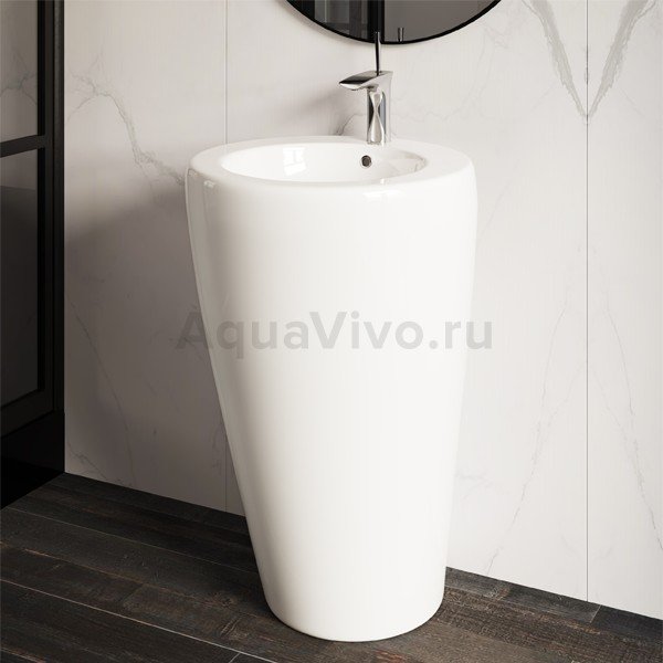 Раковина Ceramica Nova 850 CN1807 напольная, 55x52 см, цвет белый