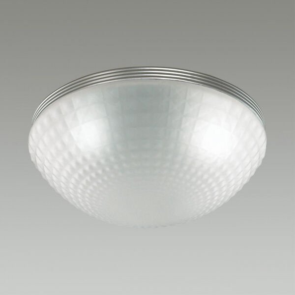 Потолочный светильник Odeon Light Malaga 4937/3C, арматура хром, плафон стекло белое - фото 1