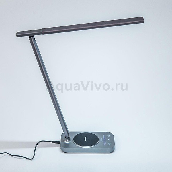 Офисная настольная лампа Citilux Ньютон CL803052, арматура хром, плафон полимер хром, 11х38 см