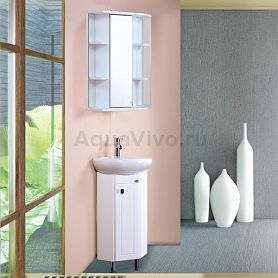 Мебель для ванной Оника Малютка 33 угловая, цвет белый - фото 1