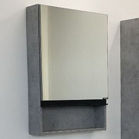 Шкаф-зеркало Comforty Эдинбург 60, цвет бетон светлый - фото 1