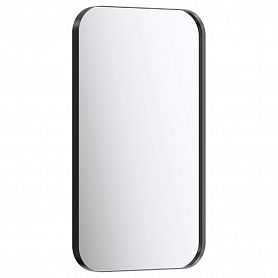 Зеркало Aqwella RM 50x90, в металлической раме, цвет черный - фото 1