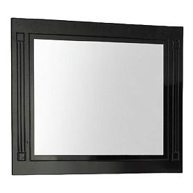 Зеркало Belbagno Atria ATRIA-SPC-1000-NL 100x80, цвет nero laccato lucido - фото 1