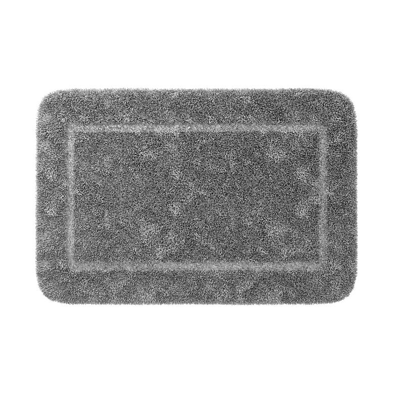 Коврик WasserKRAFT Lopau BM-6011 Micro Chip для ванной, 90x60 см, цвет серый